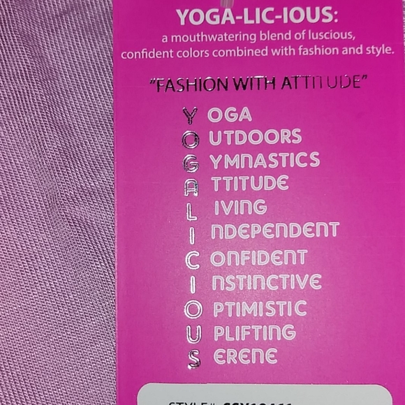 🆓🌠MSRP $42 Yogalicious Candied Lilac Large - Picture 14 of 16